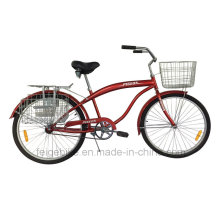 with Front and Rear Basket 26" Beach Bicycle (FP-BCB-C051)